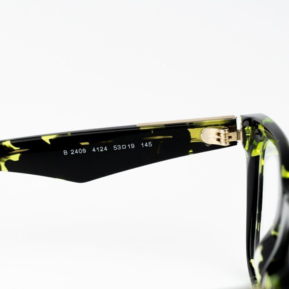 NEW Burberry BE2409 4124  Green Havana Square Unisex Eyeglasses BE 2409 - Picture 9 of 10